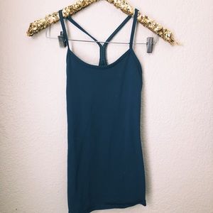 blue power y lululemon tank